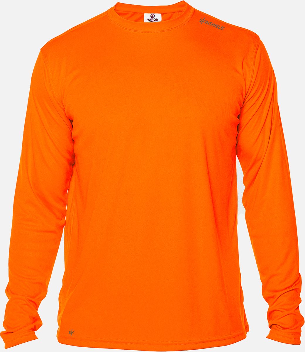SKINSHIELD UV Shirt met lange mouwen voor heren Oranje