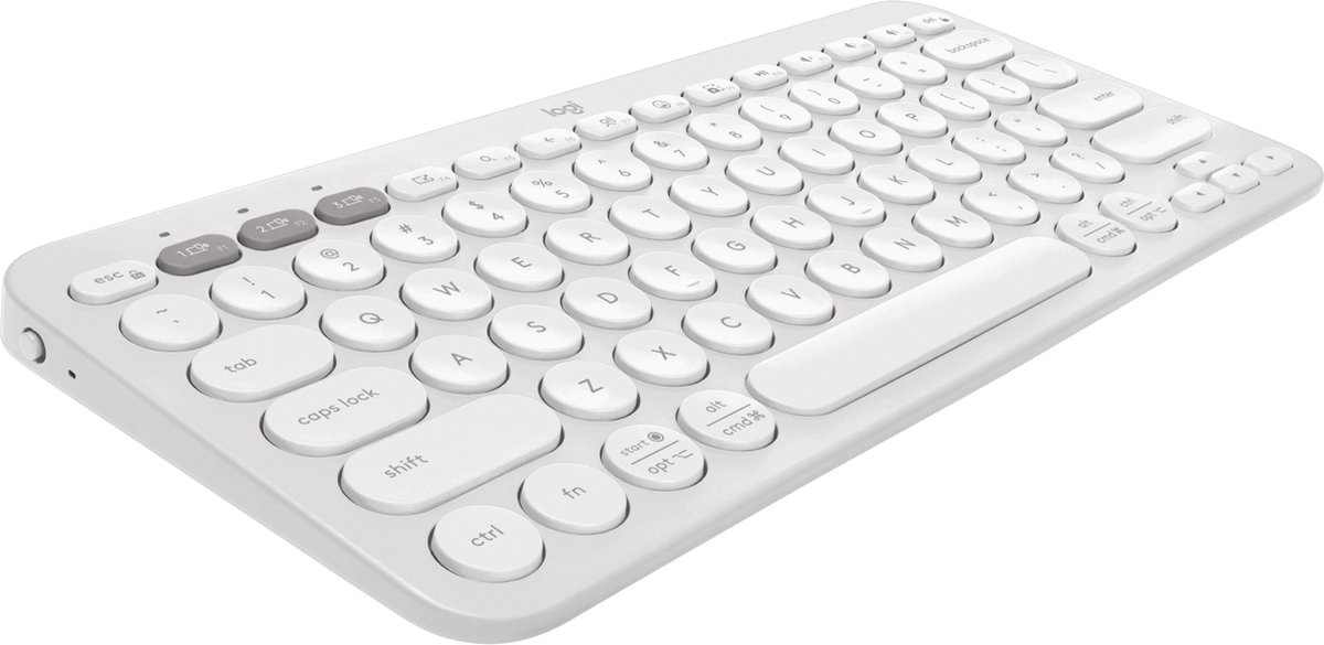 Clavier Bluetooth sans fil Logitech K380 pour Mac, disposition QWERTY  italien bleu