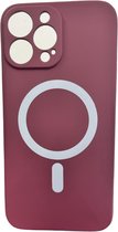 Coque iPhone 12 Pro Max - Coque arrière - Convient pour MagSafe - Siliconen - Violet