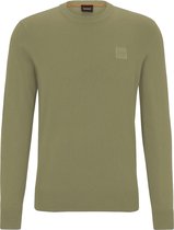 BOSS - Pullover Kanovano Groen - Heren - Maat L - Slim-fit