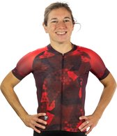 TriTiTan Female Elite Level Cycling Jersey with powerband - Fietsshirt - Fietsjas - 4Xl