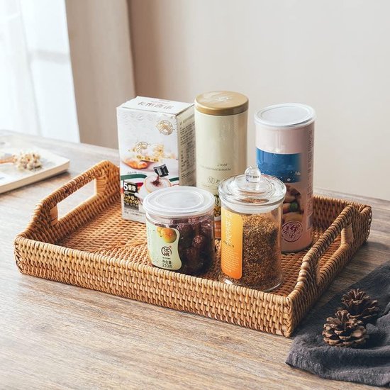 Rieten Dienblad in Diverse Stijlen Kopen