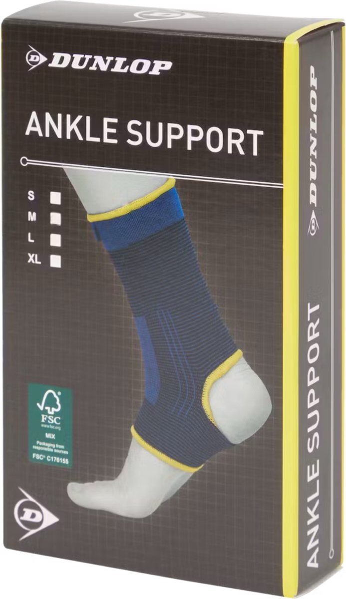 Enkelbrace Maat S - Stabiliserende Enkelsteun voor Effectieve Ondersteuning - Geschikt voor Sportactiviteiten, Herstel en All-Day Comfort - Hoogwaardige Enkelband - Enkelbandage