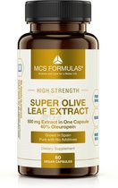 Olive Leaf Extract - 500mg Capsule - Oleuropein Olijfbladextract - Vegan - NO ADDITIVES