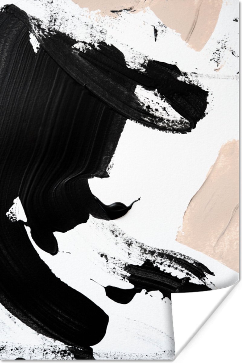Poster Verf - Design - Abstract - 120x180 cm XXL