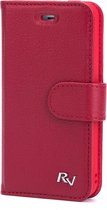 Hoesje Geschikt voor Samsung Galaxy S7 Edge Rico Vitello Leren wallet Case/book case/hoesje kleur Rood