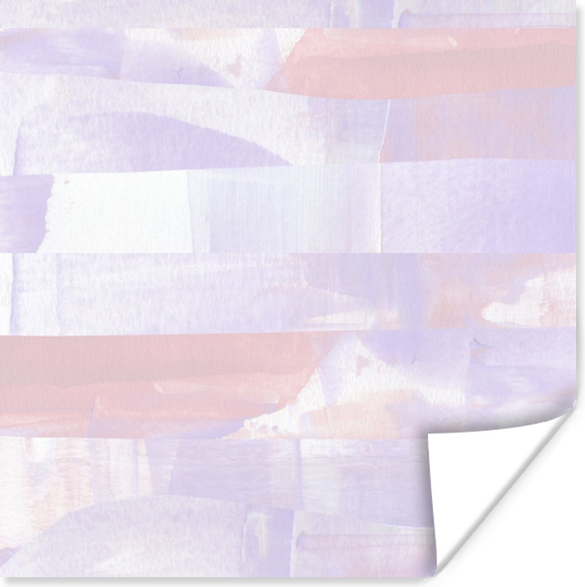 Poster Pastel - Verf - Design - 50x50 cm