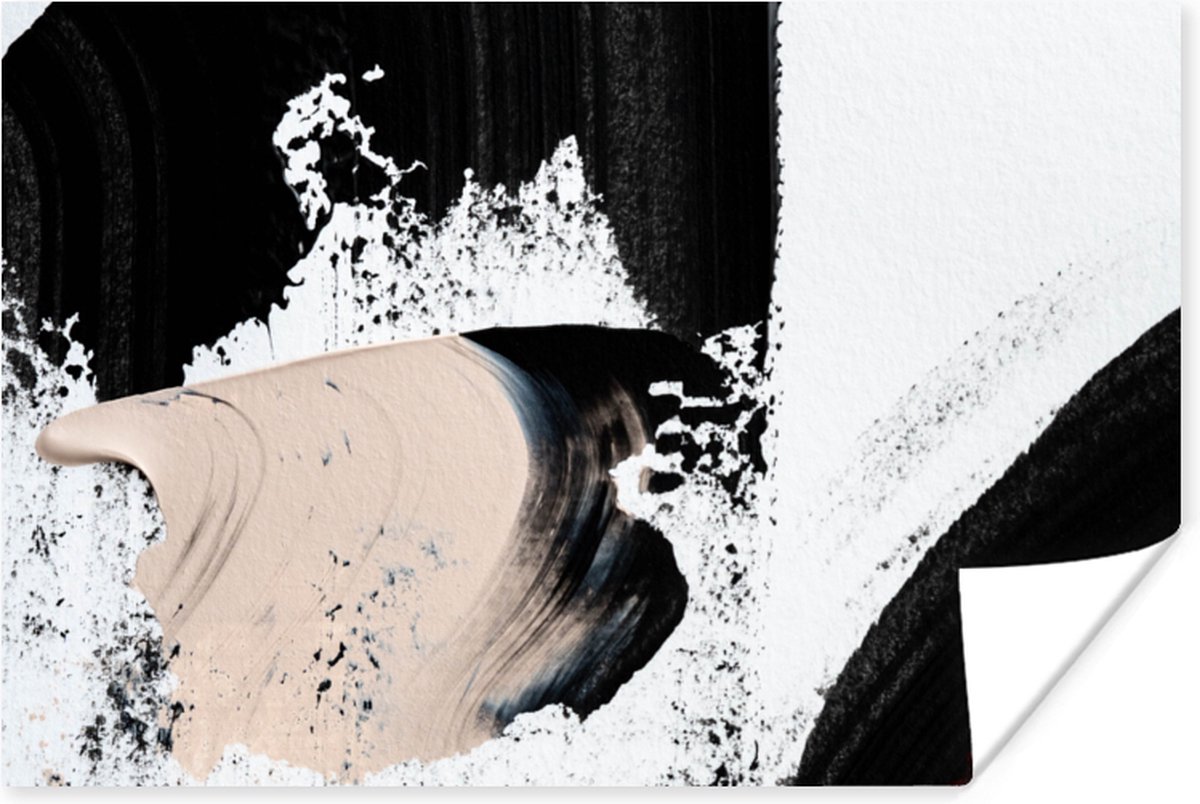 Poster Verf - Abstract - Design - 90x60 cm