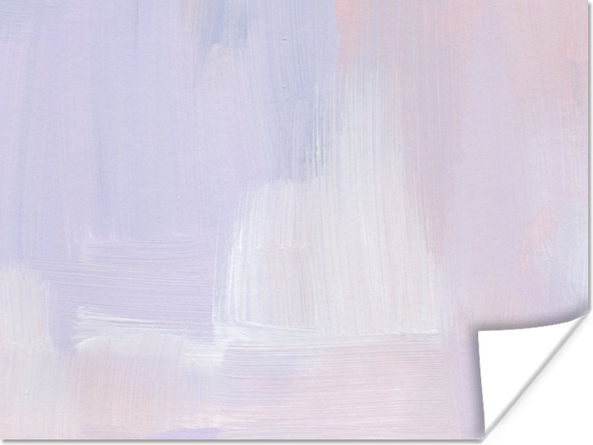 Poster Pastel - Verf - Design - 80x60 cm