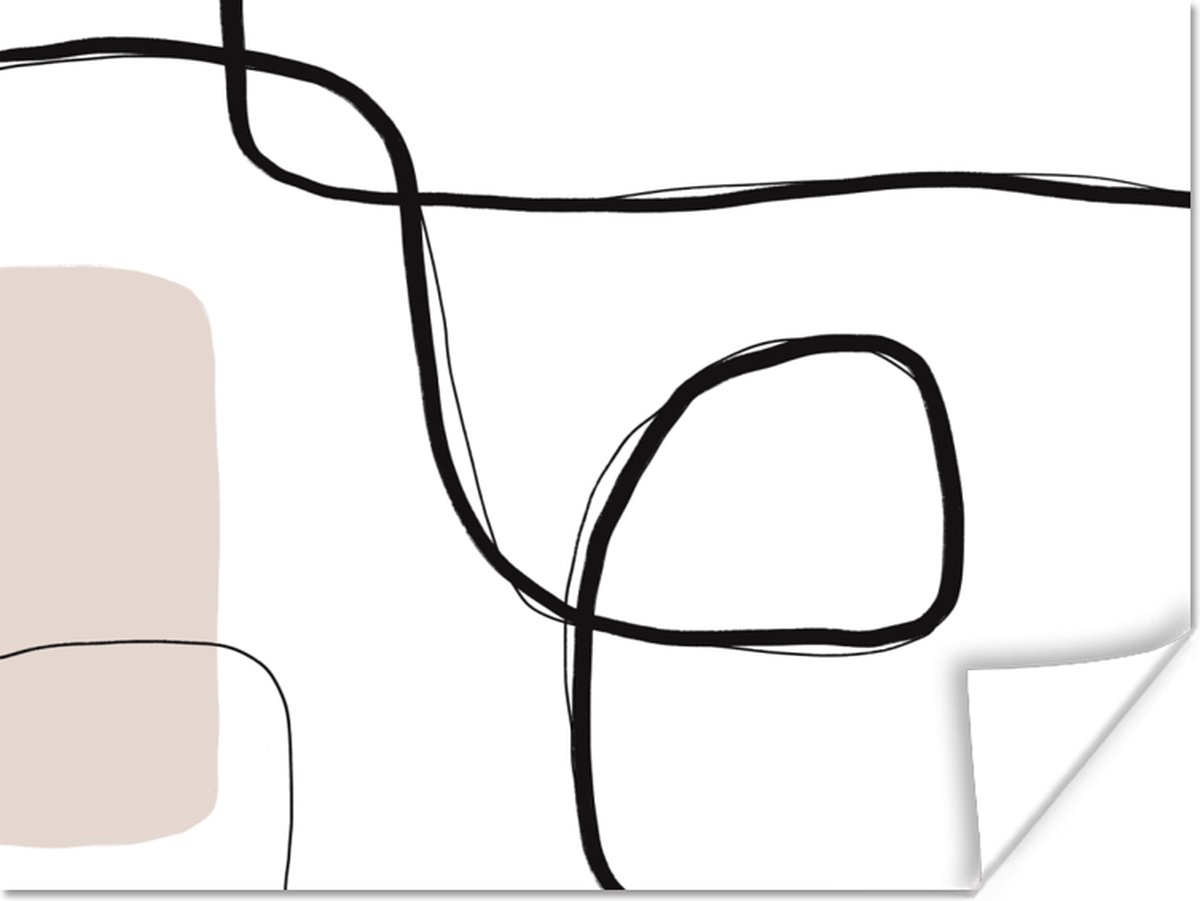 Poster Abstract - Pastel - Minimalisme - 40x30 cm