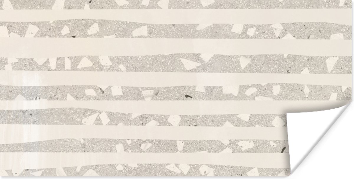 Poster Terrazzo - Terras - Pastel - 120x60 cm