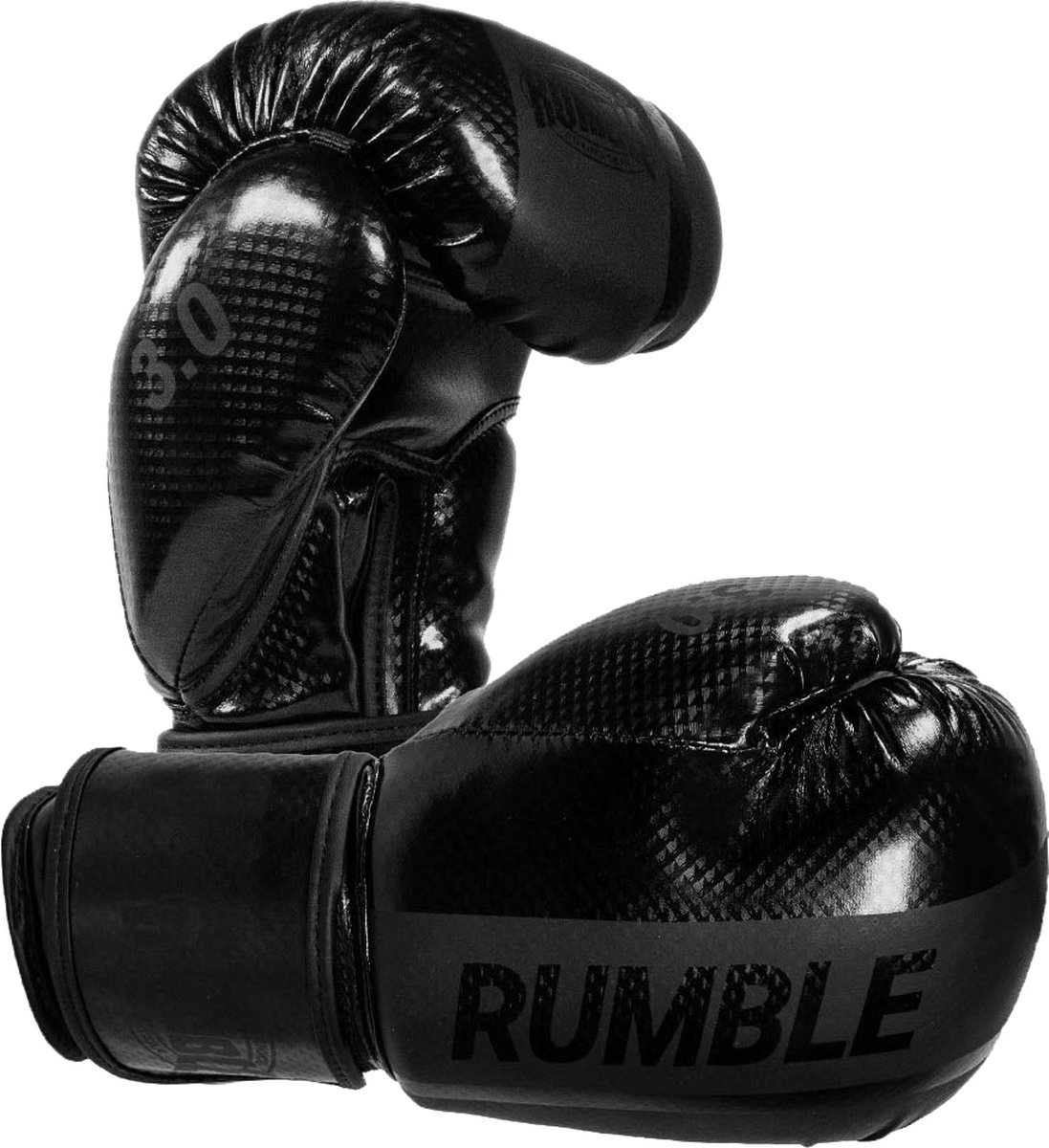 Bokshandschoenen Rumble Ready 3.0 PU Zwart/Zwart 12 Oz