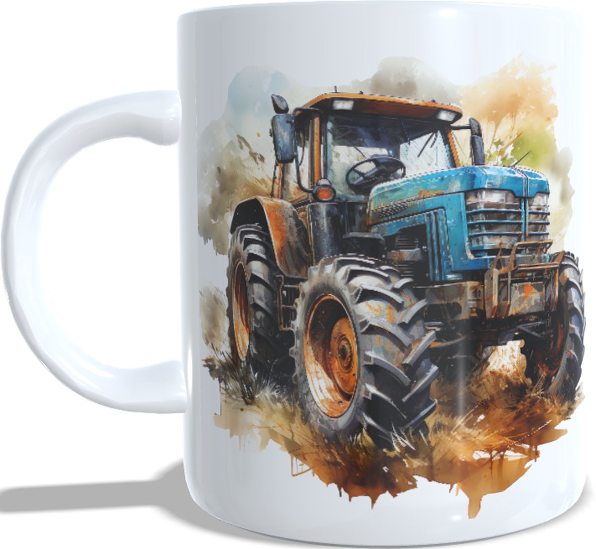 Koffie beker - thee mok - tractor - boer - boerderij Tekst I don`t snore