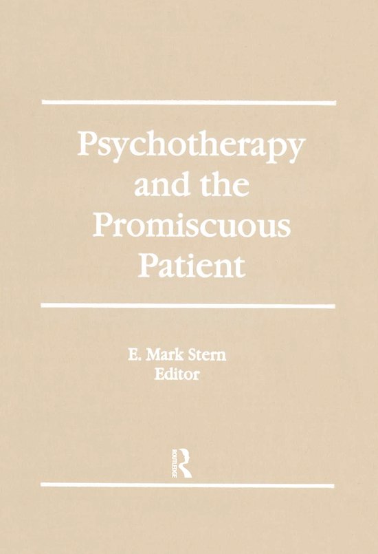 Psychotherapy and the Promiscuous Patient - cover