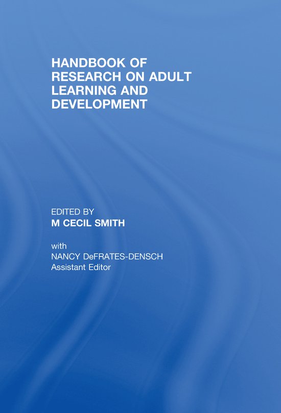 Handbook of Research on Adult Learning and Development - cover