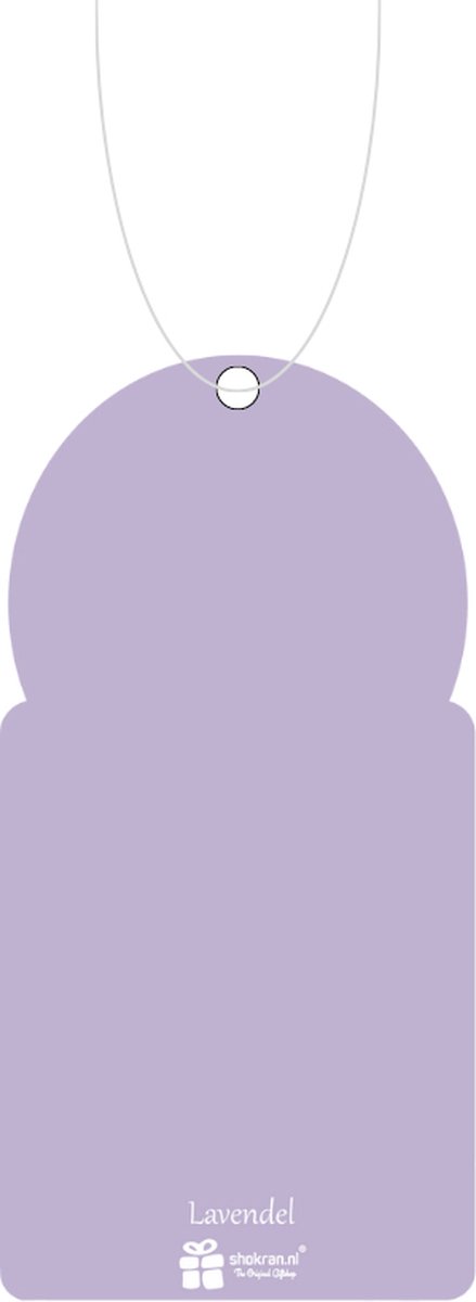 Lavendel - Autogeur hanger - Arabische Boogdeur