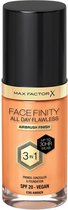 Vloeibare Foundation Max Factor Facefinity All Day Flawless 3 in 1 Nº 90 Amber 30 ml
