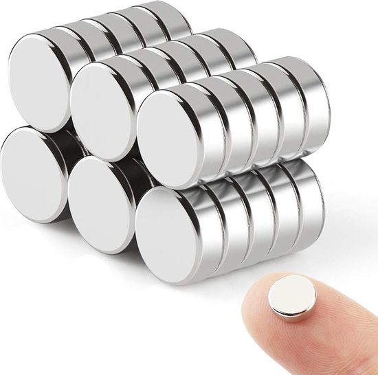 FINDMAG Grote magneten, sterk, 1 stuk, 40 x 40 x 20 mm, neodymium-magneten, extra sterk, 45,3 kg trekkracht, super sterke magneten voor magneetbord, koelkastmagneten, extreem sterk, permanente