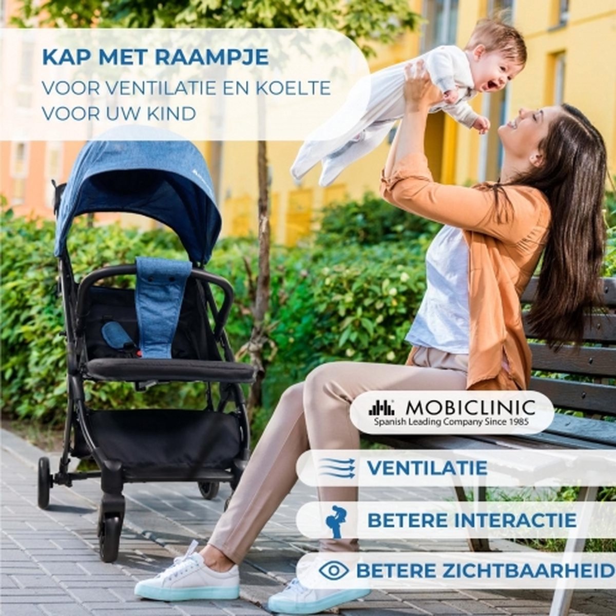 Mobiclinic Trip Kinderwagen Inklapbaar voor Op Reis - afbeelding 2