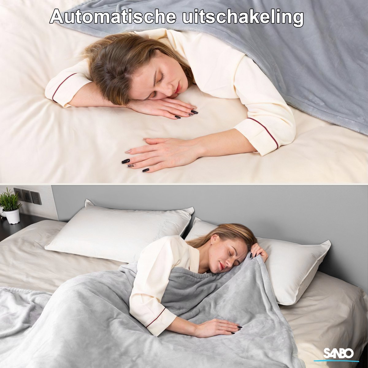 sinnlein® warmtedeken van pluche 160 x 120 cm grijs | elektrische deken met automatische uitschakeling | woondeken | timerfunctie | 9 temperatuurstanden | wasbaar tot 40°C | digitaal display