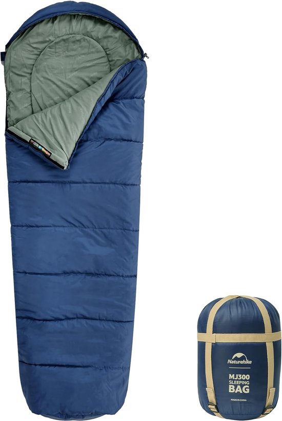 Sac de couchage ultraléger Naturehike - taille compacte - 300 g - outdoor - sac de couchage d'été - 3-4 saisons - sac de couchage momie - camping voyage festival - sac de couchage chaud camouflage