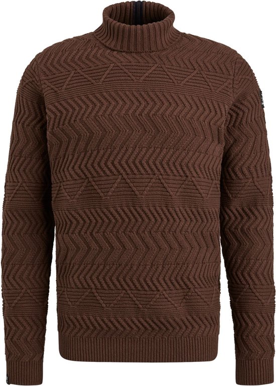 Vanguard Knitted Coltrui Bruin Heren Maat L Regular fit bol