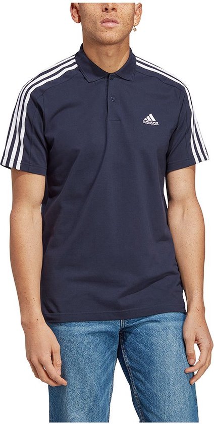 Adidas Sportswear 3s Pique Ps Polo à manches courtes Blauw 3XL / Regular Homme