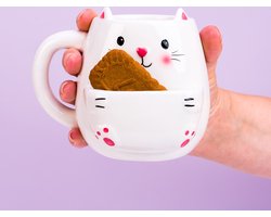 foto van Out Of The Blue Dierenmok Met Koekvakje - Kat