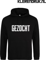 Gezocht | Hoodie | Sweater | Capuchon | Trui | Hooded | Print | Gezocht | Feest | Carnaval | Party | Zwart | Maat L
