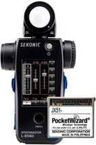 Sekonic SpeedMaster L-858D + RT-3PW Transmitter Module Bundle Kit - PocketWizard