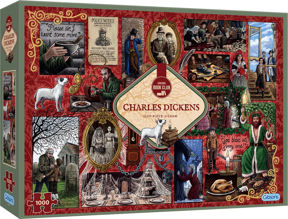 Book Club - Charles Dickens Puzzel (1000 stukjes)