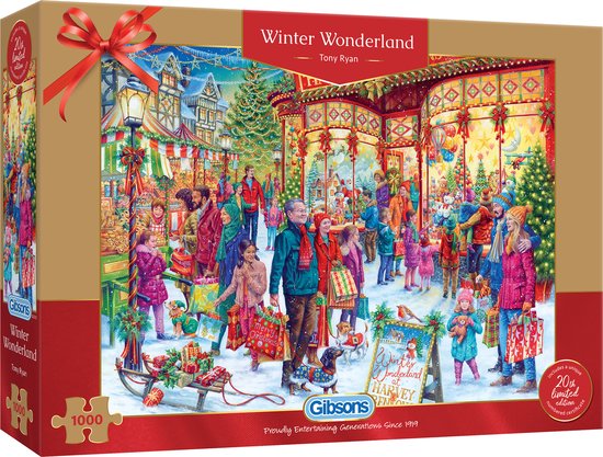 Foto: Gibsons christmas limited edition winter wonderland 1000 