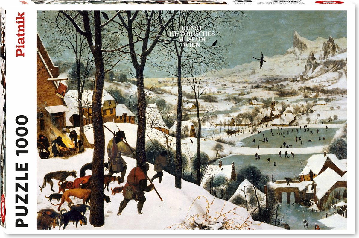 Piatnik Hunters in the Snow - Pieter Bruegel (1000)