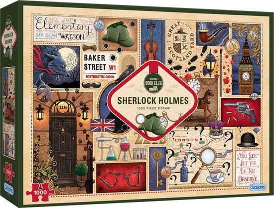 Foto: Gibsons book club sherlock holmes 1000 