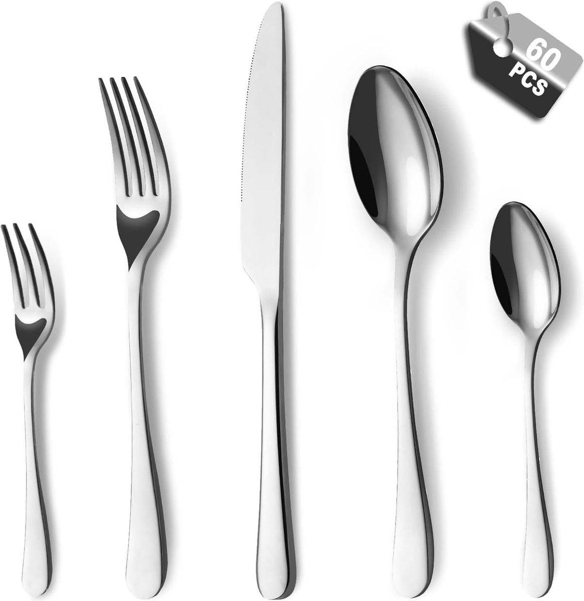 WMF Atria Bestekset - 60-delig - 12 personen - vd Garde Warenhuis WMF Atria Bestekset - 60-delig - 12 personen - vd Garde Warenhuis