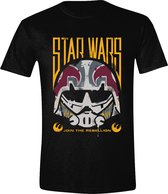 Star Wars - Join The Rebellion Spray T-Shirt - X-Large