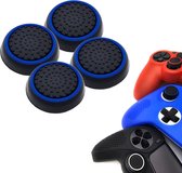 Gadgetpoint | Gaming Thumbgrips | Performance Antislip Thumbsticks | Joystick Cap Thumb Grips | Accessoires geschikt voor Playstation PS4 PS5 & Xbox & Nintendo Pro Controller | Zwart met Blauw