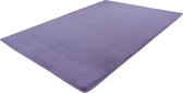 Lalee Heaven - ronde Vloerkleed - Tapijt – Karpet - Hoogpolig - Superzacht - Fluffy - Shiny- Silk look- rabbit- ROND 200x200 cm lavendel paars