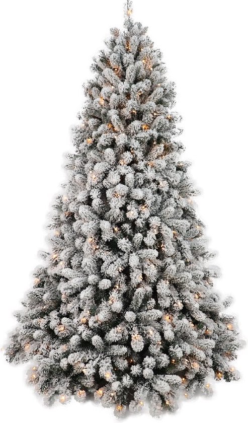 Wintervalley Trees - Kunstkerstboom Osler met LED verlichting - 210x135cm - Besneeuwd