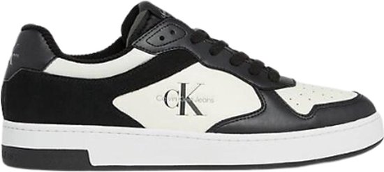 Calvin Klein - Maat 43 - Basket Cupsole Low Heren Sneakers - Zwart Wit