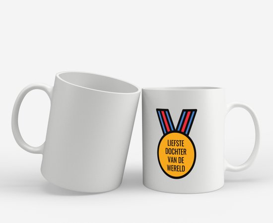 Akyol - tasse à café la plus chère fille du monde - tasse à thé - Fille - la fille la plus chère - cadeau d'anniversaire - anniversaire - cadeau - cadeau pour fille - articles pour fille - cadeau - cadeau - cadeau - contenu 350 ML