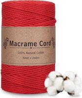 Macramégaren Set - Zacht Katoenen Koord voor Doe-Het-Zelfprojecten - 3