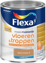 Flexa Mooi Makkelijk - Vloeren & Trappen Zijdeglans - Warm Colour 6 - 0,75l