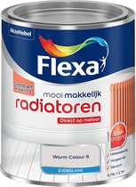 Flexa Mooi Makkelijk - Radiatoren Zijdeglans - Warm Colour 8 - 0,75l