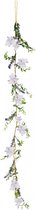 Dekoratief | Deco slinger met lila bloemen, PVC, 120cm | A190336