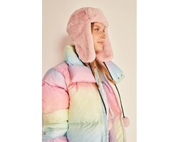 Flappen muts dames - Wintermuts - Vrouwen Winter Hoed Warm Oorklep - Fluffy Muts met oorflappen - Muts met flappen dames - Skimuts - Roze Muts met oorflappen
