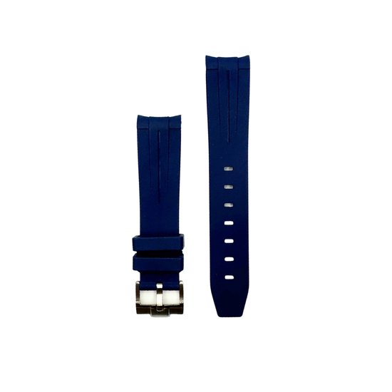 Bracelet de Swatch bleu foncé pour Omega