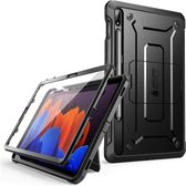 SUPCASE Full Cover Housse compatible avec Samsung compatible avec Galaxy Tab S8 - Tab S7 - 11 inch - Le noir