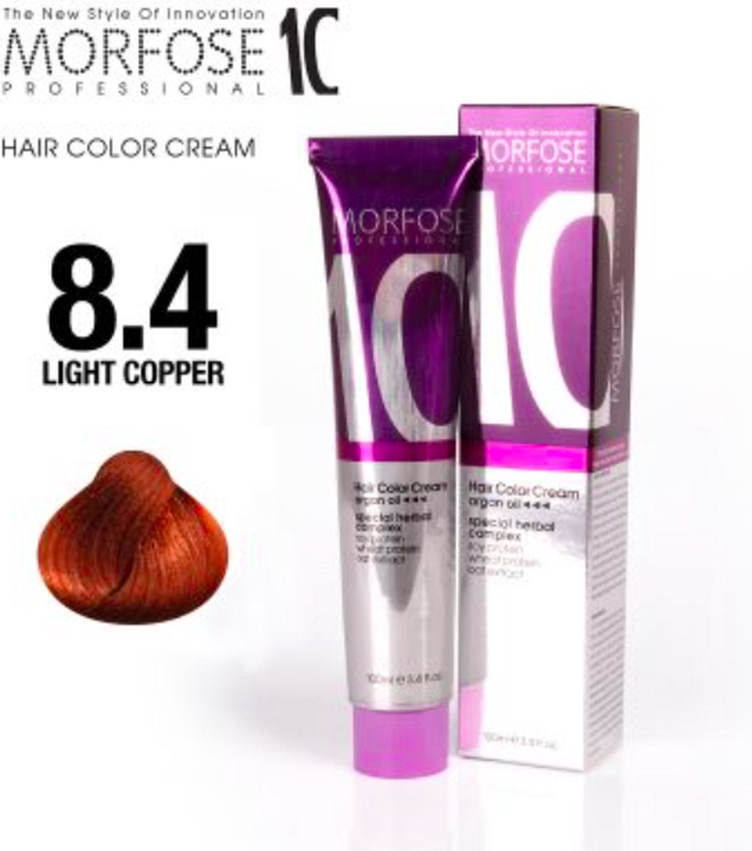 Morfose Color Cream 8.4 Light Copper 100ml