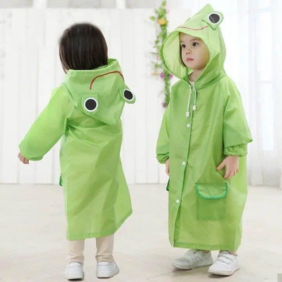 Kinderen Regenponcho Regenjas Regenjas Waterdichte Opvouwbare